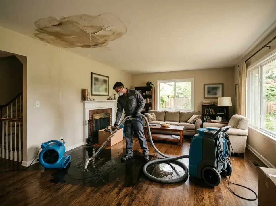attic-pipe-burst-ceiling-drip-008 — frequently asked questions, Water Damage Restoration & Carpet Care in Blaine, TN